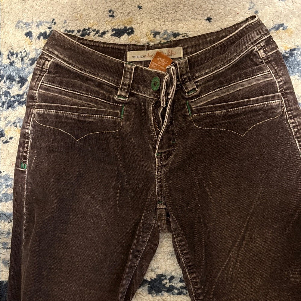 Christopher Blue Chocolate Flare Jeans